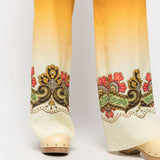 Etro Black Graphic Print Trousers