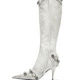 Balenciaga cagole leather boots