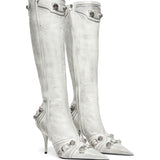 Balenciaga cagole leather boots