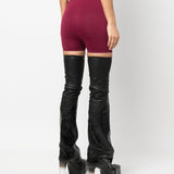 Rick Owens Fuchsia High Waist Shorts