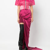 Rick Owens Fuchsia High Waist Shorts