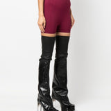 Rick Owens Fuchsia High Waist Shorts