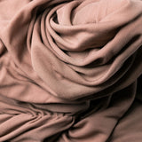 Saint Laurent Taupe Draped Ruched Minidress