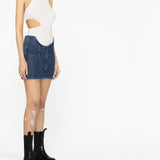 Off White Denim mini skirt