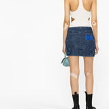 Off White Denim mini skirt