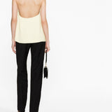 Jil Sander Canary Yellow Halterneck Top