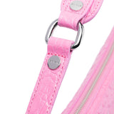 By Far Gib embossed crocodile-effect shoulder bag