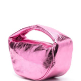 By Far Metallic leather shoulder bag
