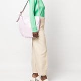 Jil Sander Pink Crinkled Leather Bag