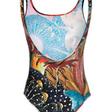 Alexander McQueen Hieronymus Bosch-print Jersey Bodysuit