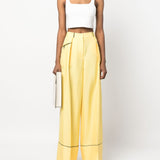 Bally Trousers Yellow