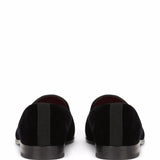 Dolce & Gabbana DG logo velvet slippers