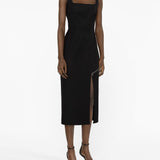 Alexander McQueen zip-embellished Midi Dress