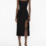 Alexander McQueen zip-embellished Midi Dress