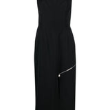 Alexander McQueen zip-embellished Midi Dress