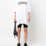 Vetements White Front Logo T Shirt