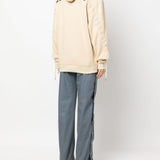 Jean Paul Gaultier Beige Logo Hoodie