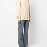 Jean Paul Gaultier Beige Logo Hoodie