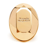 Alexander McQueen The Faceted Stone Ring
