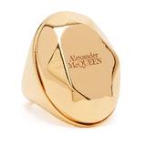 Alexander McQueen The Faceted Stone Ring