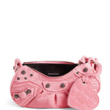 Balenciaga Le Cagole XS denim shoulder bag