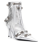 Balenciaga Cagole leather ankle boots