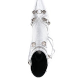 Balenciaga Cagole leather ankle boots