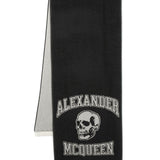 Alexander McQueen Logo wool scarf