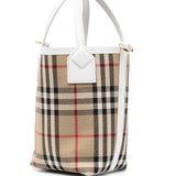 Burberry check motif mini bucket bag
