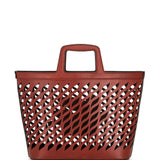 Etro Light Brown Embossed Logo Bag