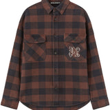 Palm Angels Shirts Brown