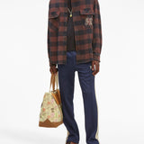 Palm Angels Brown Monogrammed Print Shirt