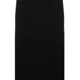 Tom Ford Black Ribbed Pencil Skirt