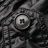 Saint Laurent Black Oversized Trench Coat