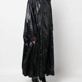 Saint Laurent Black Oversized Trench Coat