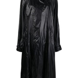 Saint Laurent Black Oversized Trench Coat