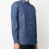 FINAMORE 1925 NAPOLI Shirts Blue