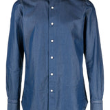 FINAMORE 1925 NAPOLI Shirts Blue