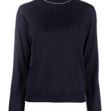 Maison Margiela Blue Roll Neck Sweater