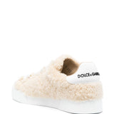 Dolce & Gabbana leather sneakers with embossed logo