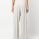 Fabiana Filippi White Pleated Trousers