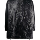 Saint Laurent Cassandre logo-embossed hooded raincoat
