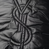 Saint Laurent Cassandre logo-embossed hooded raincoat