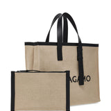 Ferragamo logo-embossed leather tote bag