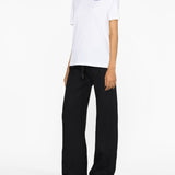 Off White Black Piping Track Pants