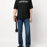 Off White High-waisted straight jeans