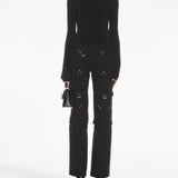 Off White Ivory Buckled Cargo Pants