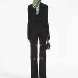 Off White Ivory Buckled Cargo Pants