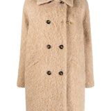 Fay Camel Gold Double Breasted Coat