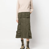 Palm Angels Beige Logo Print Hoodie